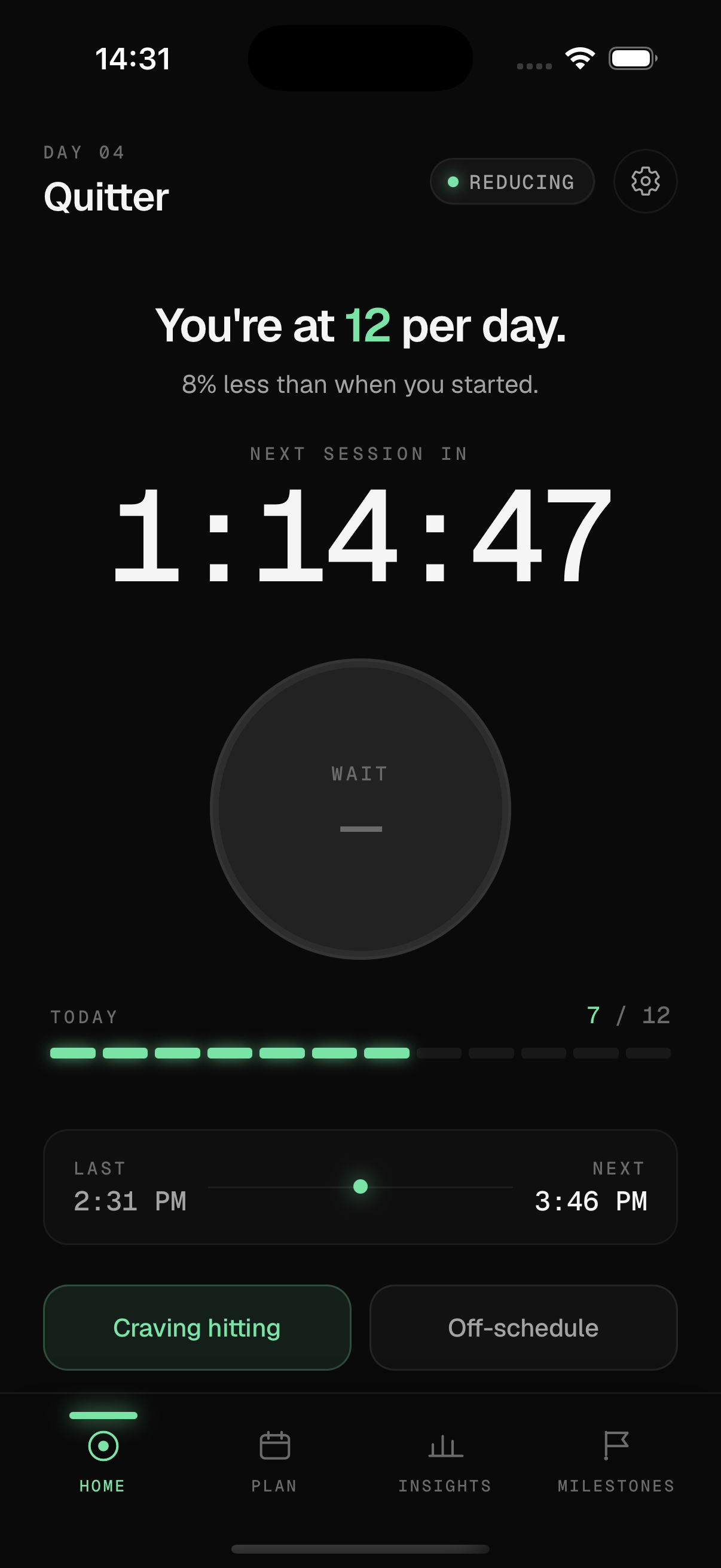 Quitter screenshot 2